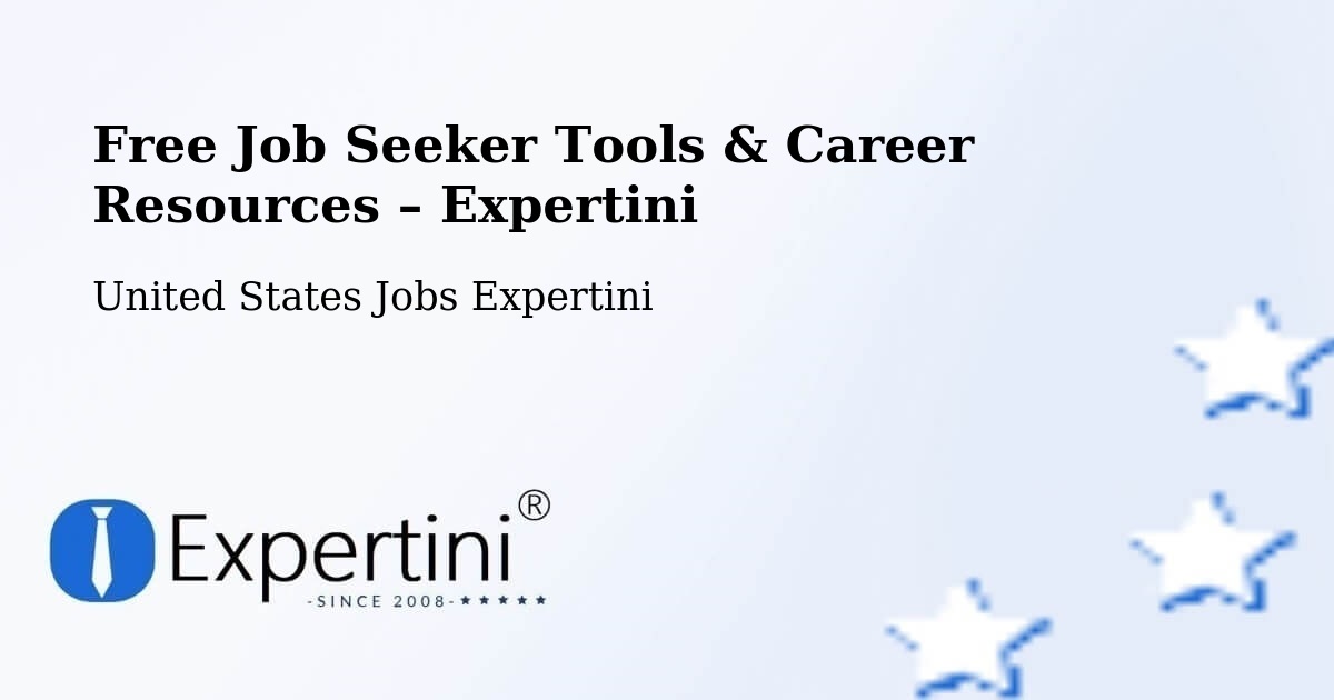 Free Job Seeker Tools & Career Resources – Indianapolis - Indianapolis, United States Jobs Expertini